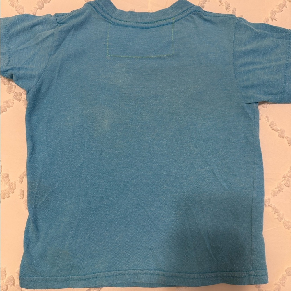 Aviator Nation Blue AV Graphic Kids T-Shirt - Size 4 - Picture 4 of 4